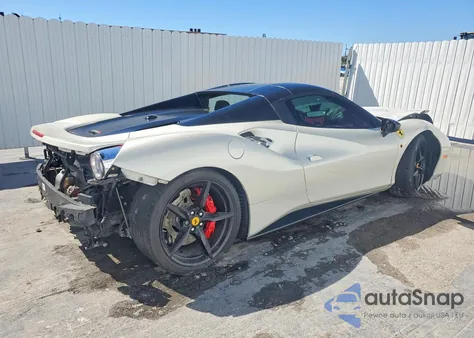 2018 Ferrari 488 Spider z USA, uszkodzony, nr VIN ZFF80AMA4J0229716